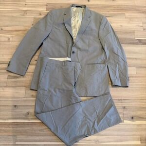 Gray Kenneth Cole suit - blazer  and pants Sz 38- 32